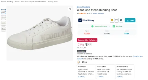 Image of Woodland Men's Running Shoe