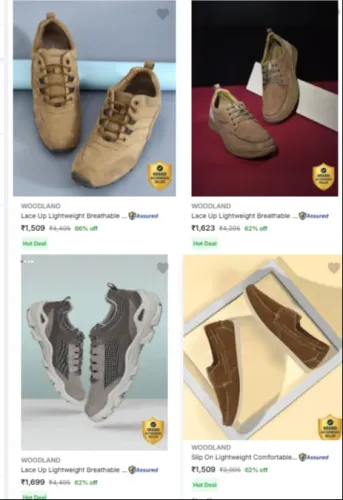 Image of Woodland Men Shoes up to 71% Discount