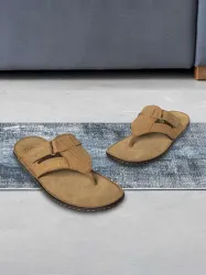 WOODLAND Men Slippers (Beige , 11)