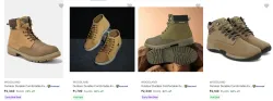 Woodland Men’s Boots at minimum 60% Discount