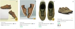 Woodland Men’s Casual Shoes at minimum 60% Discount