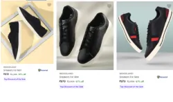 Woodland Men’s Casual Shoes at minimum 60% Discount