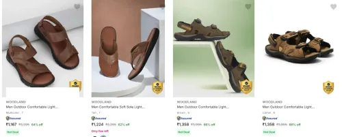 Image of Woodland Men’s Footwear at minimum 60% Discount