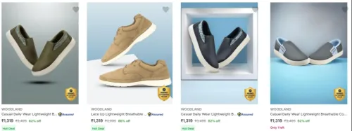 Image of Woodland Men's Footwear upto 66% Discount