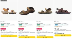 Woodland Mens Sandal upto 70% Discount