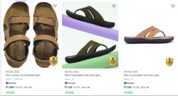 Woodland Men’s Sandals & Floaters Minimum 61% Discount