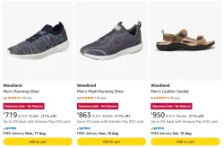 Woodland Men's Shoes at minimum 71% Discount