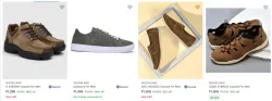 WOODLAND Mens shoes upto 60% discount 