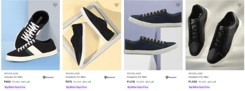 Image of Woodland Men’s Shoes upto 64% Discount | Starting at ₹969