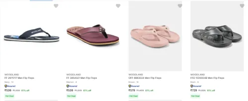 Image of Woodland mens slippers at 61% discount 