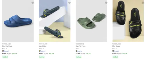 Image of Woodland Men’s Slippers & Flip Flops upto 61% Discount