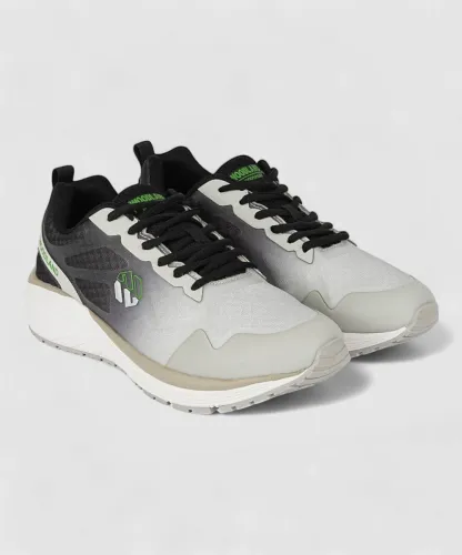 Image of WOODLAND  Running Shoes For Men  (Black, Grey , 6)