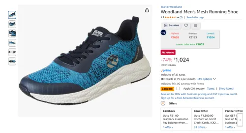 Image of `Woodland Running Shoes 