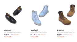 Woodland shoes Minimum 50% Discount