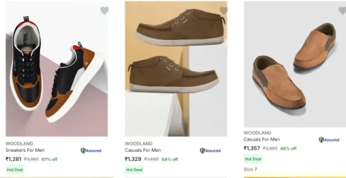 Image of Woodland Shoes Minimum 60% Discount