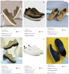 Woodland Shoes Minimum 60% Discount