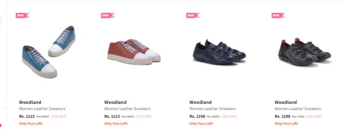 Image of Woodland Shoes Minimum 60%v Discount