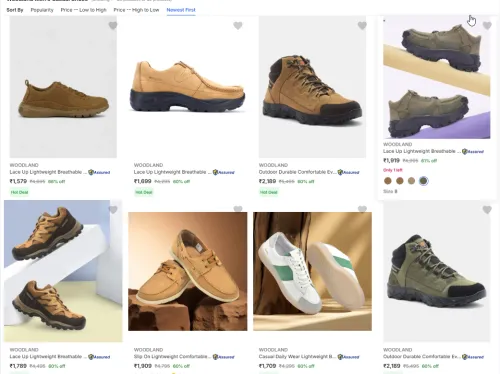 Image of Woodland Shoes Starting @ 60% Discount