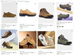 Woodland Shoes Starting @ 60% Discount