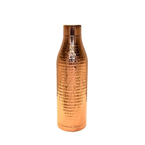 Image of Words: ATTRO Amulya Copper Bottle 1000ml Leakproof Hammer Design
