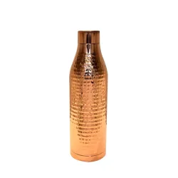 Words: ATTRO Amulya Copper Bottle 1000ml Leakproof Hammer Design
