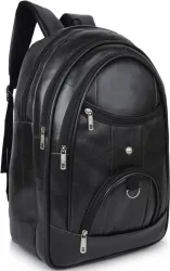 worng Large 35 L Laptop Backpack with Rain Cover (Black)