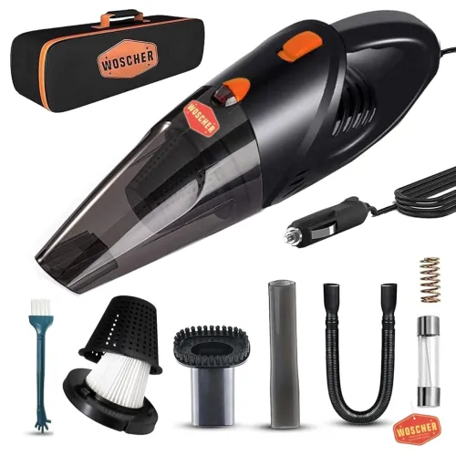 Image of WOSCHER 2003 High Power Car Vacuum Cleaner (140W, 5000PA)