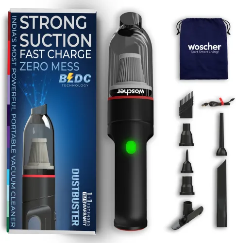 Image of Woscher 2in1 Wireless Handheld Vacuum Cleaner 12000Pa
