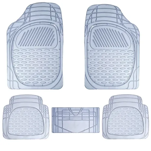 Image of Woscher 6204 FlexTough All Season Odorless Rubber Floor Car Mat for Car SUV