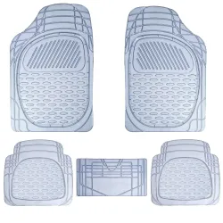 Woscher 6204 FlexTough All Season Odorless Rubber Floor Car Mat for Car SUV