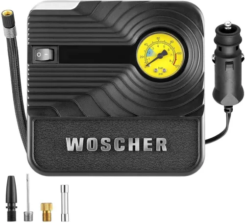 Image of Woscher 801 130PSI Car Bike Air Pump