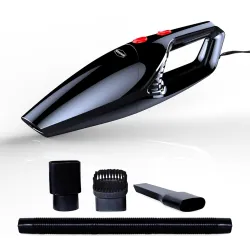 WOSCHER Car Vacuum Cleaner 12V High Power 100W 4500PA 10Ft Cord HEPA-Filter
