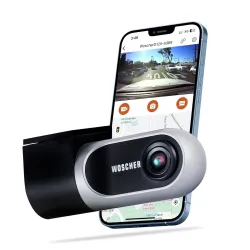 Woscher Dashcam for Cars | FHD 1080p | Super Capacitor | WiFi Connect