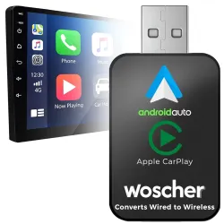 WOSCHER Wireless CarPlay & Android Auto Adapter