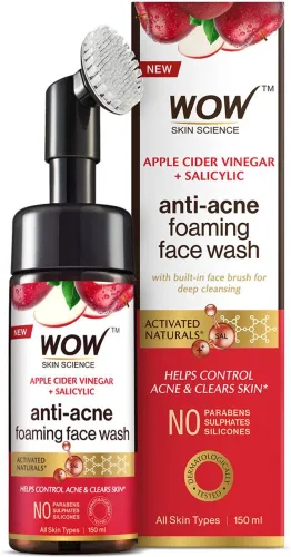 Image of WOW Apple Cider Vinegar Foaming Face Wash – 150 ml