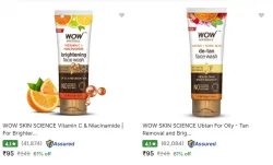 WOW Facewash Starting at @₹95