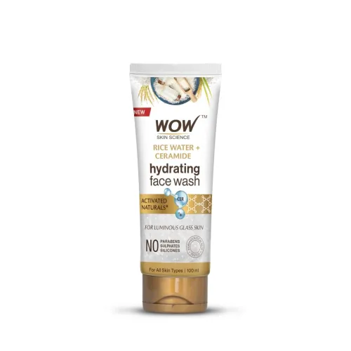 Image of WOW Rice Water & Ceramide Face Wash 100ml