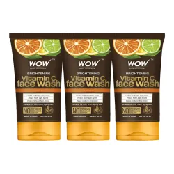 WOW SKIN SCIENCE Brightening Vitamin C Face Wash (Set of 3, 80ml each)