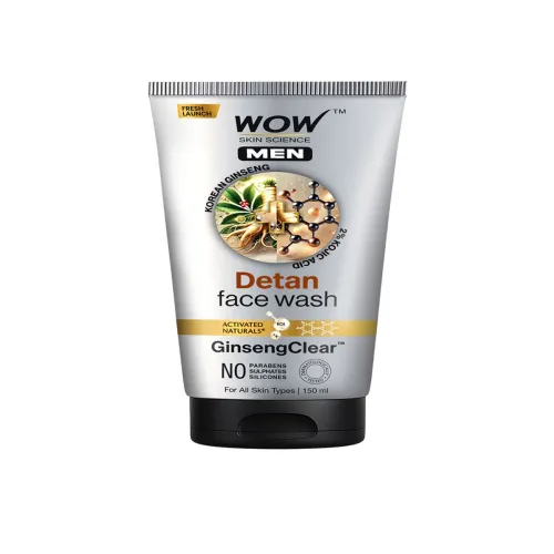 Image of WOW SKIN SCIENCE Men Detan Face Wash- 150 ml