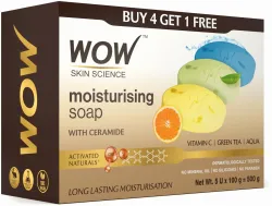 WOW Skin Science Moisturising Soaps with Ceramide (5 x 100 g)