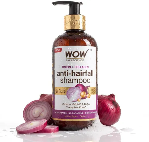 Image of WOW SKIN SCIENCE Onion & Collagen Anti-Hairfall Shampoo