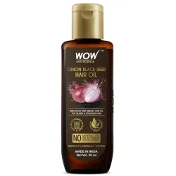 WOW Skin Science Onion Hair Oil for Hair Growth and Hair Fall Control - With Black Seed Oil Extracts - 25ml