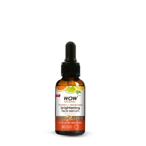 Image of WOW Skin Science Brightening 20% Vitamin C Face Serum | Boost Collagen and Elastin for Anti aging, Skin Repair | For Dar