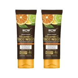 WOW Skin Science Brightening Vitamin C Face Wash 100 ml (Pack of 2)