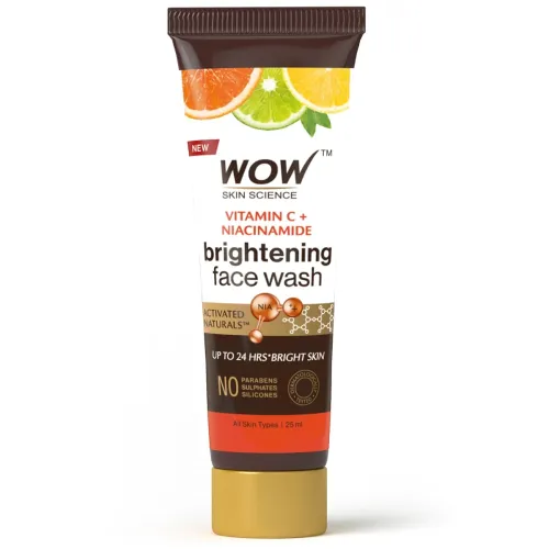 Image of WOW Skin Science Brightening Vitamin C Niacinamide Face Wash 25ml