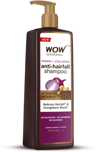 Image of WOW SKIN SCIENCE Onion & Collagen Anti-Hairfall Shampoo 1 L