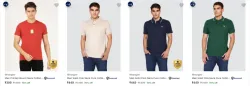 Wrangler Mens T-shirts at minimum 70% Discount