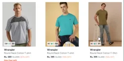 Wrangler Mens T-Shirts Up To 87% Discount