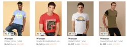Wrangler Tshirt Starting @ ₹349