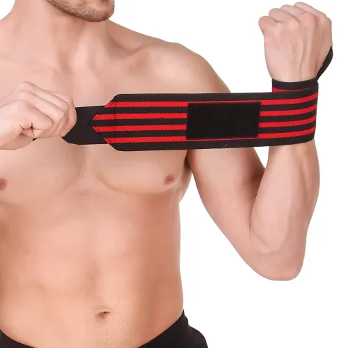Image of Wrist Band for Gym with Thumb Loop Supporter